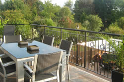 Balcony balustrade, private residence, High Wycombe